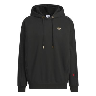 adidas Оригинальная новая лунная новогодняя змеиная ограниченная серия спортивная толстовка с капюшоном унисекс толстовки черные KA0819