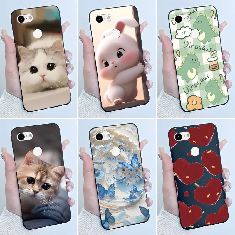 Милый Чехол Для Google Pixel 3/Pixel 3XL Печатный Корпус Funda Для Google Pixel 3A XL Coque Защитная Крышка Мягкий Силиконовый Кейс