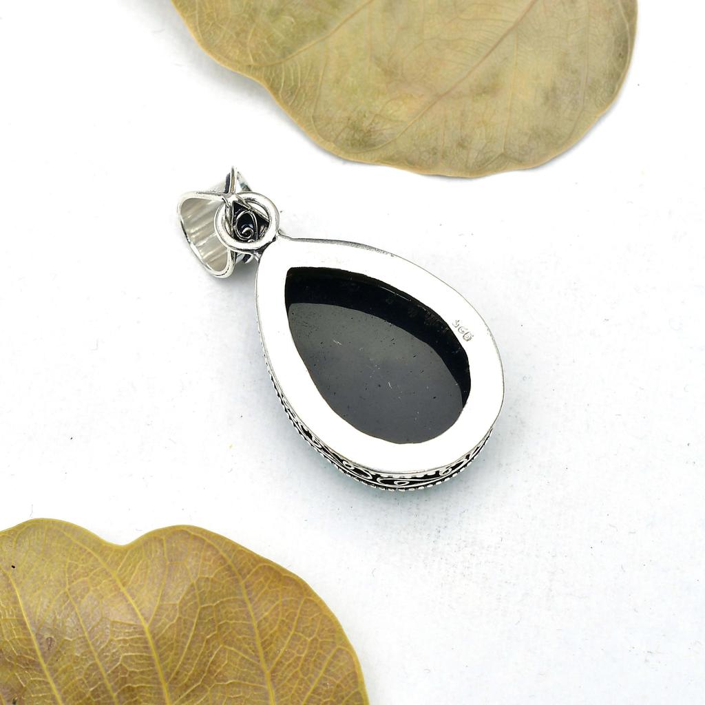 Triplet Opal Gemstone Pendant: 925 Sterling Silver Handmade Pendant Necklace Jewelry