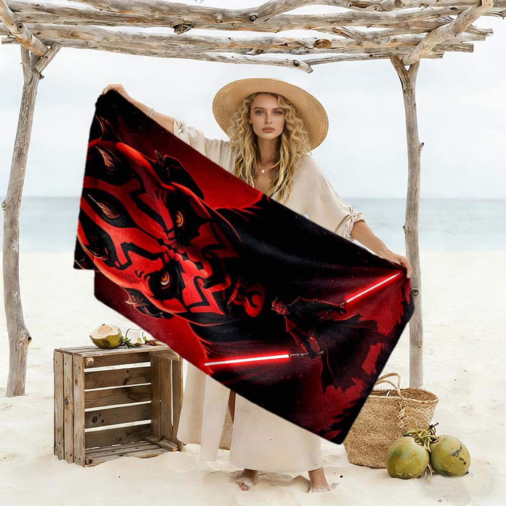 Star Wars Beach Towel Soft Durable Quick-Dry Comfortable Lightweight Suitable for Sports, Travel, Swimming, Yoga, Bathroom, Beach, And Pool