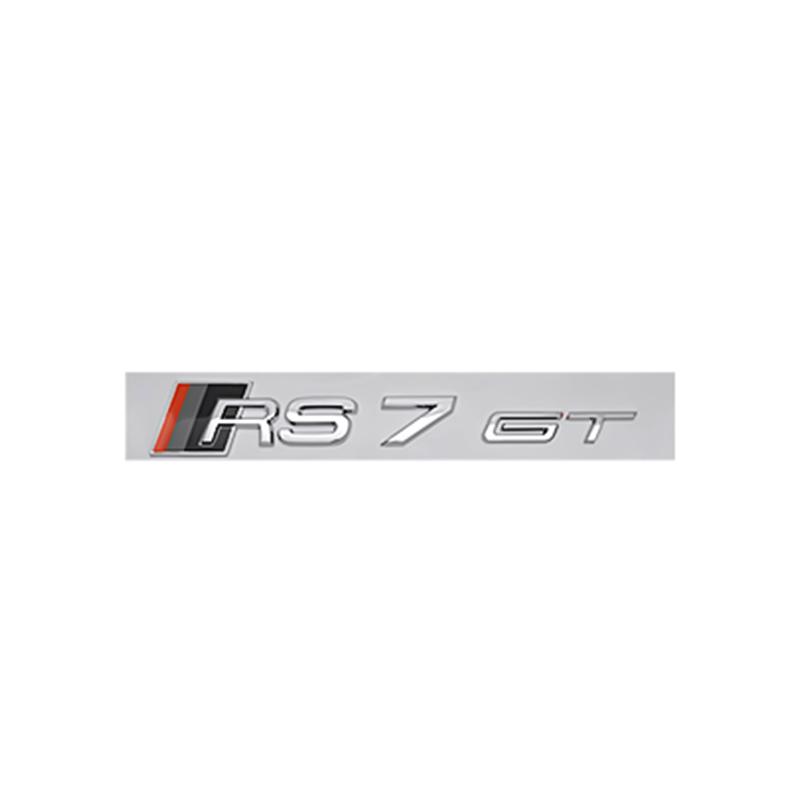 Letter Stickers Rear Badge New ABS Car Trunk Emblem for 6q RS3 RS4 RS5 RS6 RS7 RS8 GT Side Decal Refite Decoration Accessoriesq6