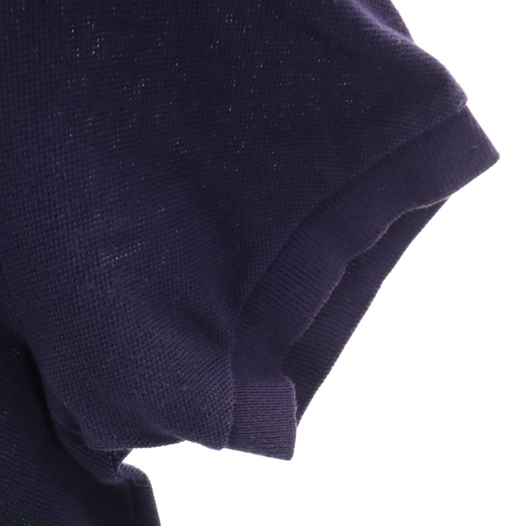 Lacoste Сделано в Японии Футболка-поло с коротким рукавом 38 Темно-синий Палевый Женская Б/У