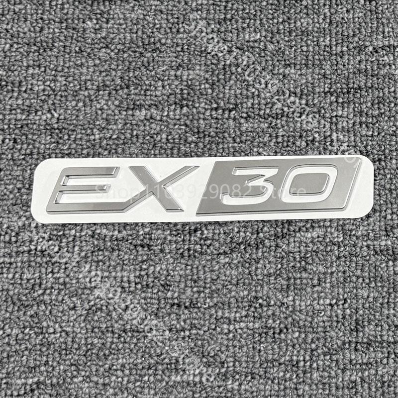zqdtx1 EX40 EX30 For Volvo EX40 EX30 Styling Accessories Rear Trunk Tail Logo Sticker Emblem Deca