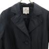 LANVIN en Bleu Chester Coat 36 Navy With Liner Women Used