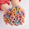 20PCS Women Rubber Bands Lovely Children Hair Band Rainbow Mini Rubber Band Elastic Headband Girl Elastic Small Rubber Band