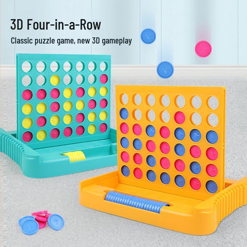 3D Gomoku Four-in-a-Row Educational Game for Kids Aged 3-6