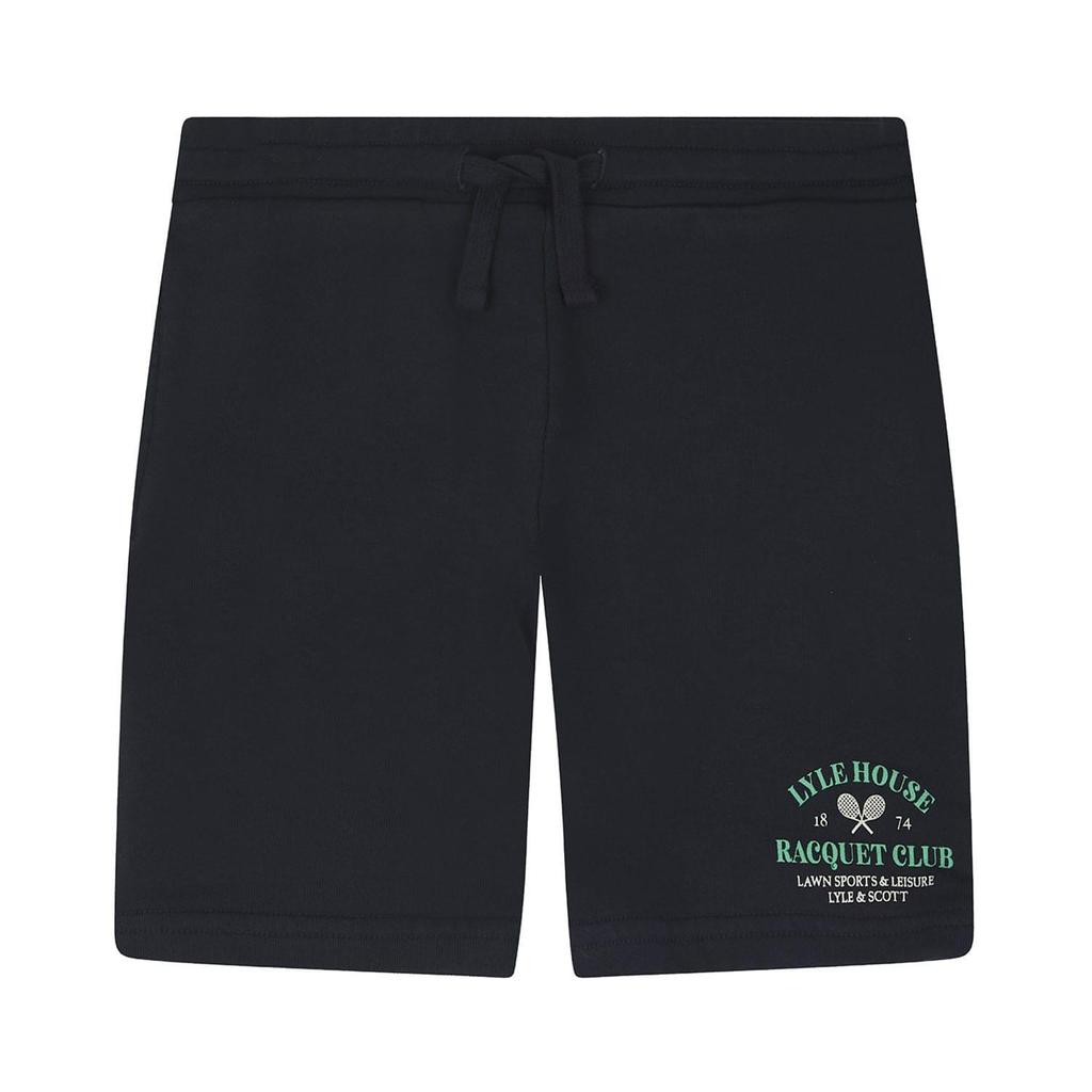 Lyle & Scott Childrens/Kids Racquet Club Graphic Sweat Shorts