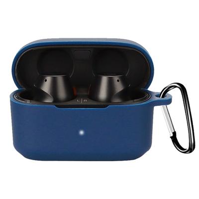 Совместимый чехол Защитный чехол Чехол для наушников KONXISA Силиконовый материал Легко носить Ударопрочный Водонепроницаемый Пыленепроницаемый Моющийся Карабин в комплекте Легко