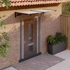 VidaXL Door Awning, Weatherproof Entrance Canopy Awning, Porch Awning, Protection Shelter Against the 153685