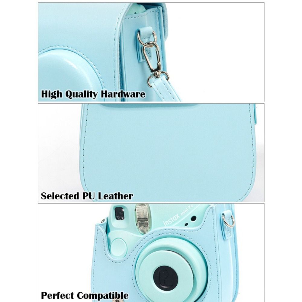 with Shoulder Strap Storage Bag Travel Photography Pouch for Fujifilm Instax mini SE/7+