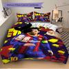 Messi'S Barcelona Celebration Print 3Pcs Bedding Setduvet Cover With 2 Bedropillowcase Home Birthday Gift