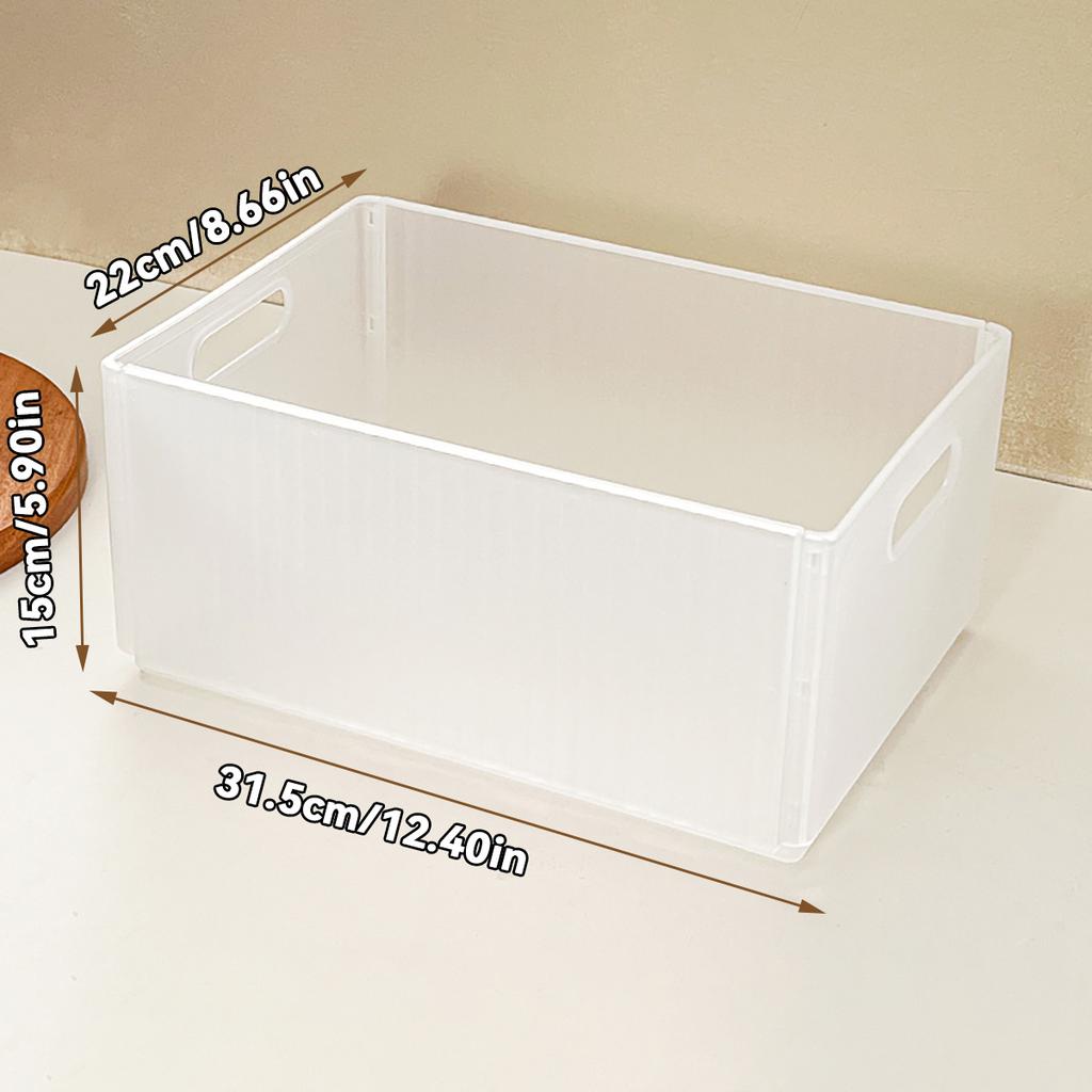 Folding Clothes Organizer Pull Out Underwear Bra Plastic Storage Box Large Capacity Drawer Wardrobe Clothes Storage Organizer