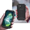 iPhone 13 case, R-JUST CamShield Slide, armored, black