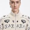 JNBY Fair Isle Alpaca Wool Zip-Up Knit Jacket