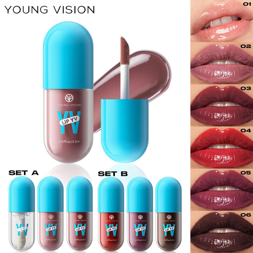 Набор из 3 цветов Авокадо Стойкий увлажняющий тинт для губ Легкий, нелипкий, не отпечатывающийся на кружке тинт для губ