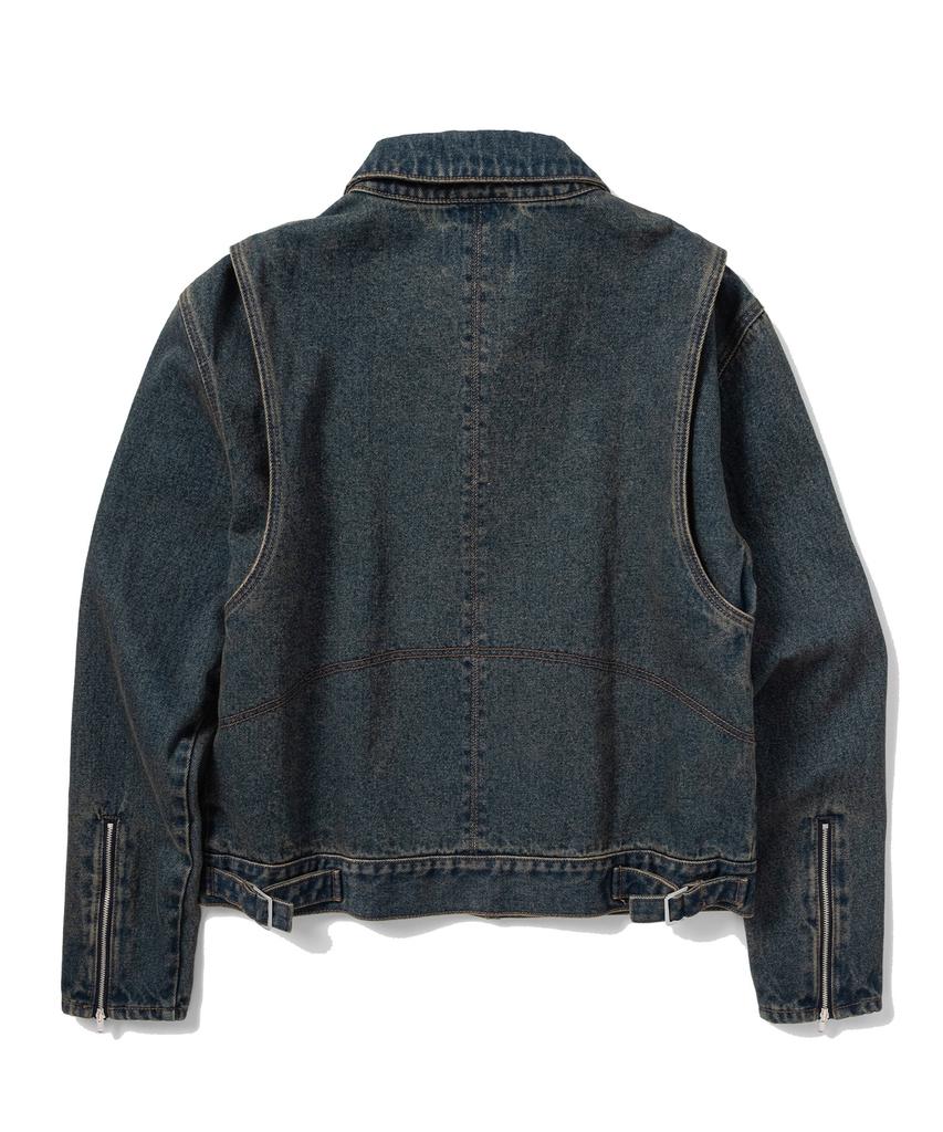 Джинсовая куртка Supersub Vintage Fade Stitch - Выцветший синий