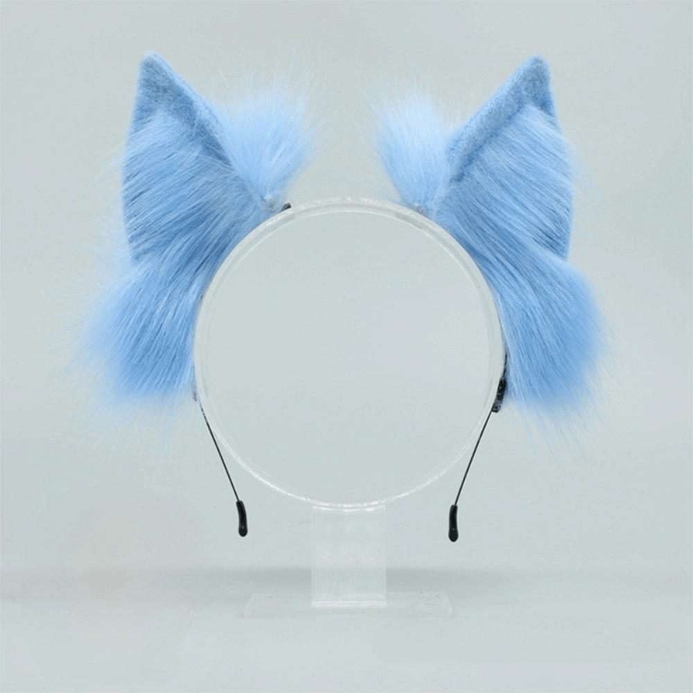 Plush Cosplay Headwear Faux Fur Animal Hair Hoop Kawaii Cat Ears Headband Anime
