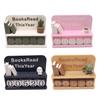 Yousheng Book Read This Year Counter 3D Reading Challenge Tracker Sign Bookish Gifts for Book Lovers Librarian Reader Table Shelf Bookshelf Decor