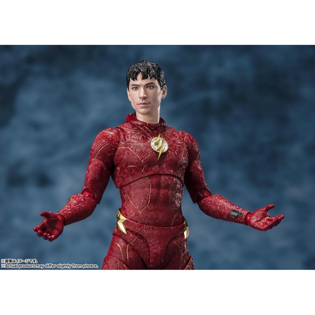 TAMASHII NATIONS С.Х.. Фигурка Figuarts The Flash 150 мм из ПВХ и АБС, полностью окрашенная, подвижная, коллекционная