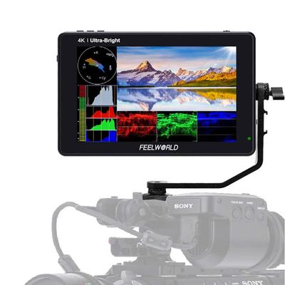 FEELWORLD LUT7S Полевой 2200 нит Камера Видео 3D 4K Full HD 1920x1200 Комбинация в 7-дюймовом Мониторе, Сверхъяркий Монитор, Сенсорный Экран, LUT, HDMI, 3G-SDI