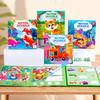 Reusable Water Doodle Book With Interactive Magic Tape Sticker, Educational Learning Kits, Animal Dinosaur Vehicles, Gifts