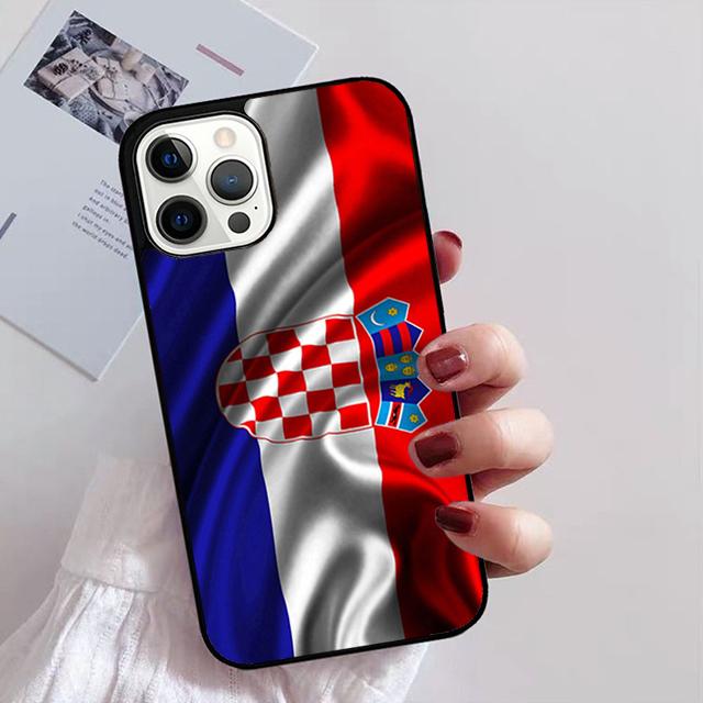 Чехол для телефона с флагом Хорватии для iPhone 17 Air 15 16 14 Plus 11 12 13 Pro Max Apple max