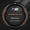 TCPI3 Car Steering Wheel Covers For BMW M E39 E46 E60 E70 E72 E80 E82 E90 E92 G01 G05 G10 G20 G30 F01 F05 F10 F15 F20 F25 F33 M3 M4 M5