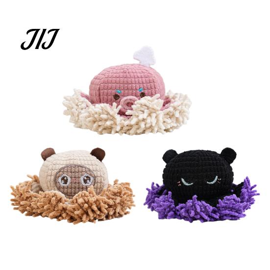 Pet Toys for Relieving Stress Plush Octopus Cat Toy with Catnip, Cute Stuffed Animal, Interactive Kittens Indoor Cats to Pat, Kick, Chew And