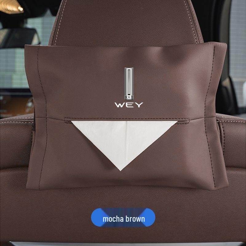 Wey Brand Lanshan VV5 Gaoshan 8 VV6 VV7 Car Tissue Box - Premium Tissue Dispenser for Wey Cars