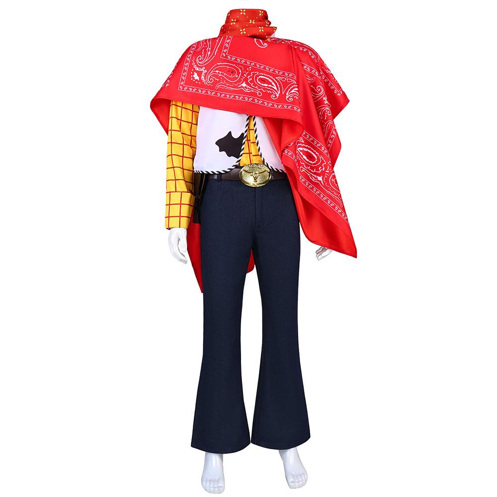 Toy Story Jessie Woody Cosplay Costume Kids Cowboy Outfit with Cape Halloween Party Dress Up