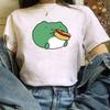 2021 Summer T -Shirt Skateboard Woman Frog T Shirt Harajuku Graphic Tee Y2k Top Aesthetic Clothes Vintage Fashion Shirt ,Dropship