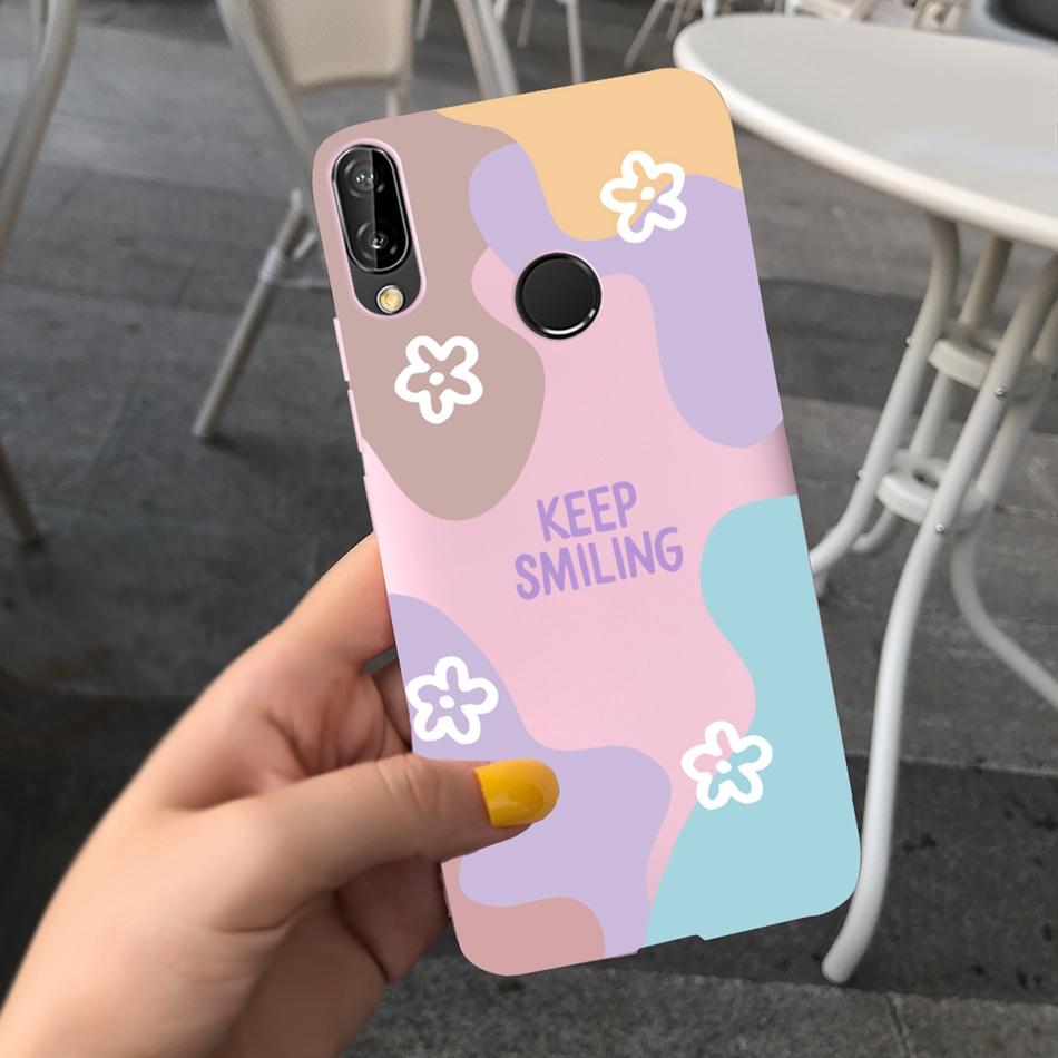 Чехол для Huawei P20 Lite Nova 3e ANE-LX1 ANE-LX2 Милый Мультяшный Конфетный Цвет Силиконовые Чехлы для Телефона Для Huawei P20lite Мягкая TPU Обложка