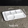 Коммерческий меламиновый поднос с разделителями для еды