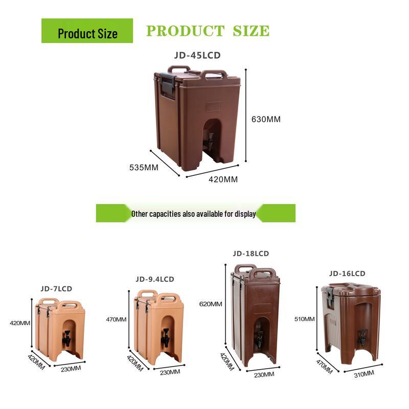 45L Commercial Insulated Food & Soup Container with Faucet