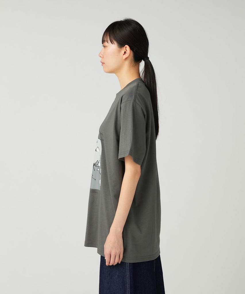 Camping Graphic Short Size M [Snow Peak] T-Shirt TS-25AU008 T-shirt, Sleeve, Men's/Women's, Grey,
