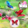 Butterfly Garden Stakes,50pcs Garden Ornaments Outdoor,garden Decor Waterproof Colorful Butterflies - DD