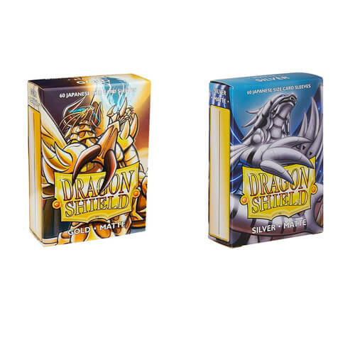 Японские матовые картонные чехлы Dragon Shield, коробка из 60 шт.