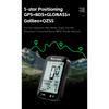 WEST BIKING Интеллектуальный GPS-велокомпьютер Большой экран Беспроводной спидометр для велоспорта IPX7 Водонепроницаемый Легкий велоодометр