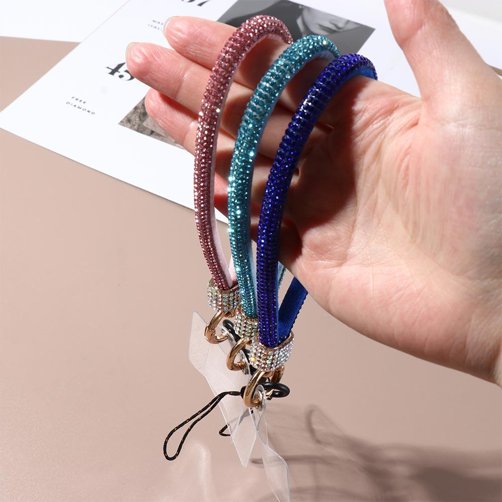 Ручной блестящий шнурок для телефона со стразами, подвесной шнур, цепочка для мобильного телефона, подарок для девочек на Новый год