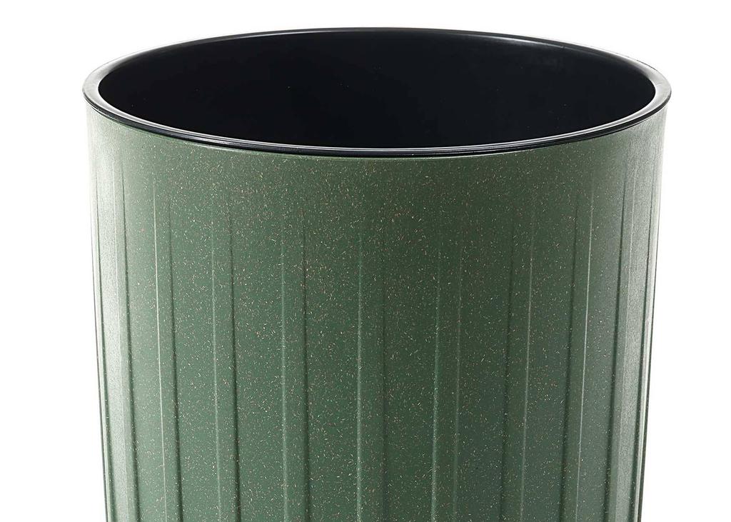 Donica Stripped Wysoka Eco Wood Zielona