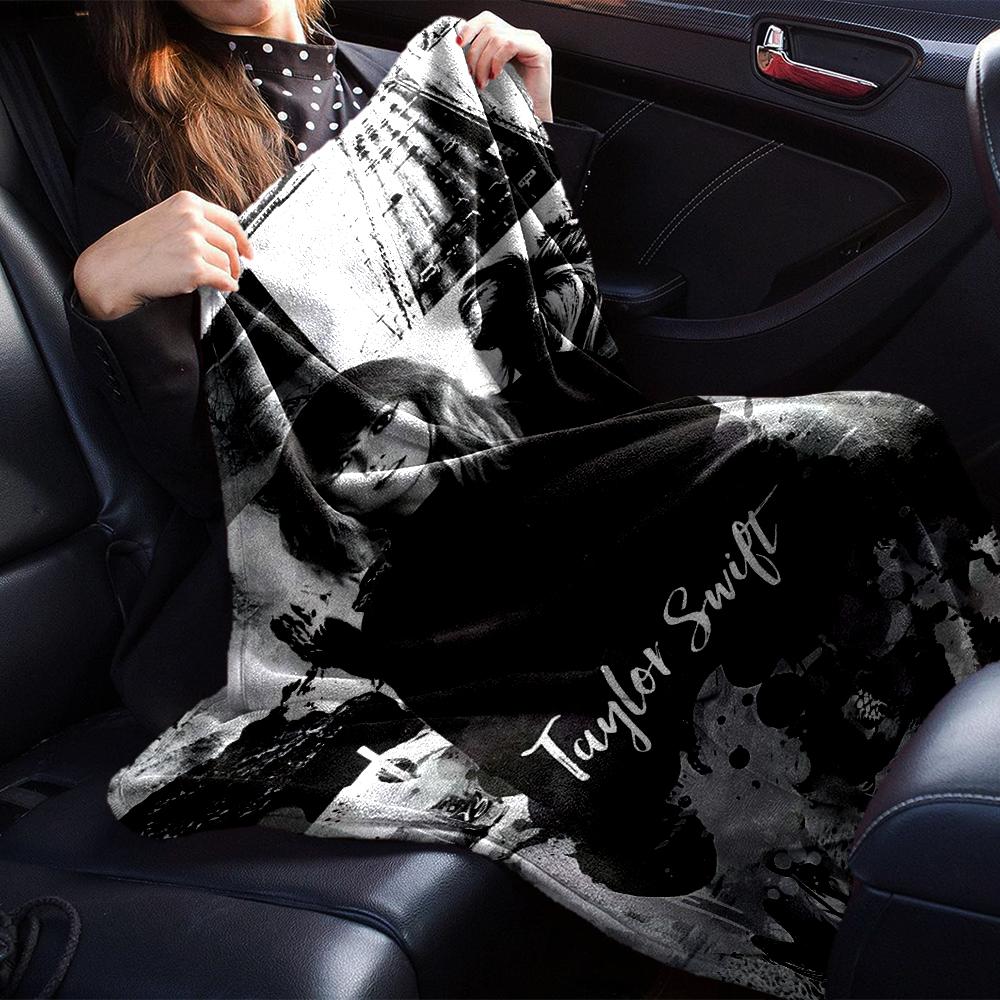 Taylor Swift Artwork Blanket Soft Throw Blanket For Home Bedroom Bed Sofa Travel Office Solid Christmas Blanket