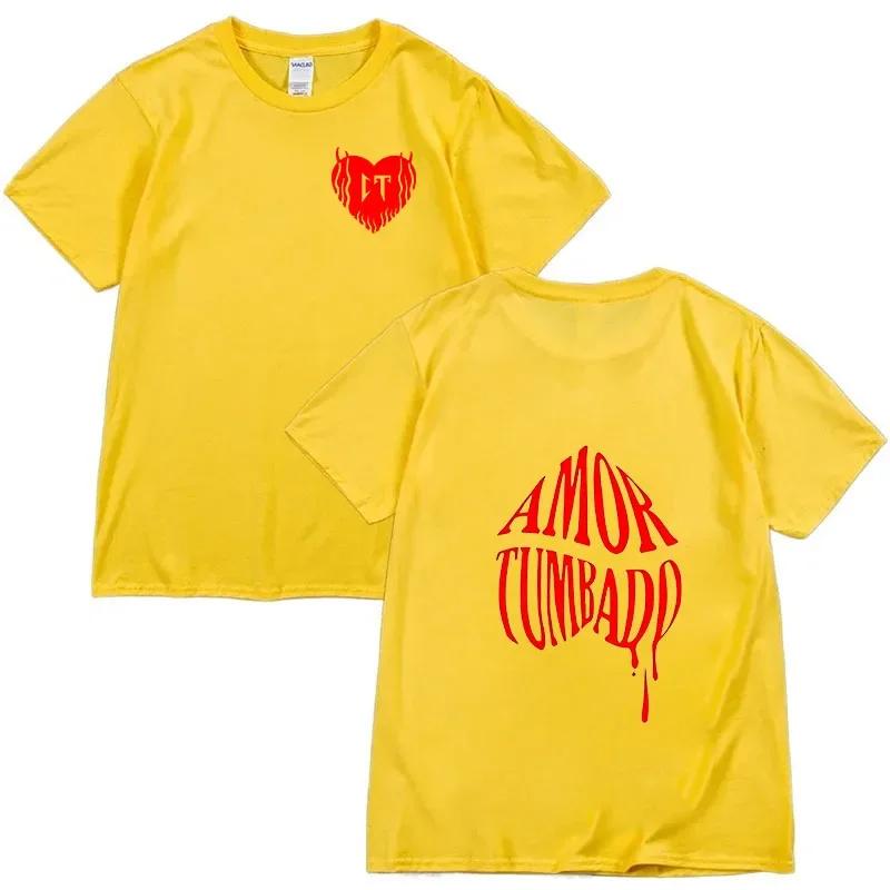 Natanael Cano Corridos Tumbados T-shirts Fashion Amor Tumbado Cotton T-Shirt WoCool Casual Harajuku Tee Tops Camiseta