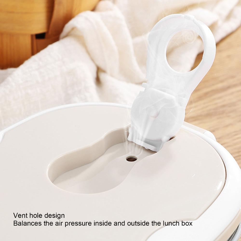 Round Shape Stainless Steel Lunch Box Stackable Design Thermal Food Container For Office
