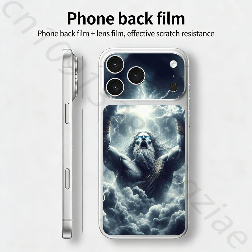 Наклейка-скин Zeus TICKET для iPhone 17 Pro/Pro max Защитная пленка для задней панели, рамки, камеры