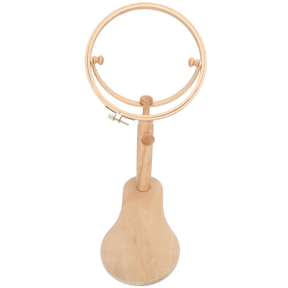 Круглая рамка для вышивания, подставка для пялец, портативный деревянный держатель для вышивки крестом