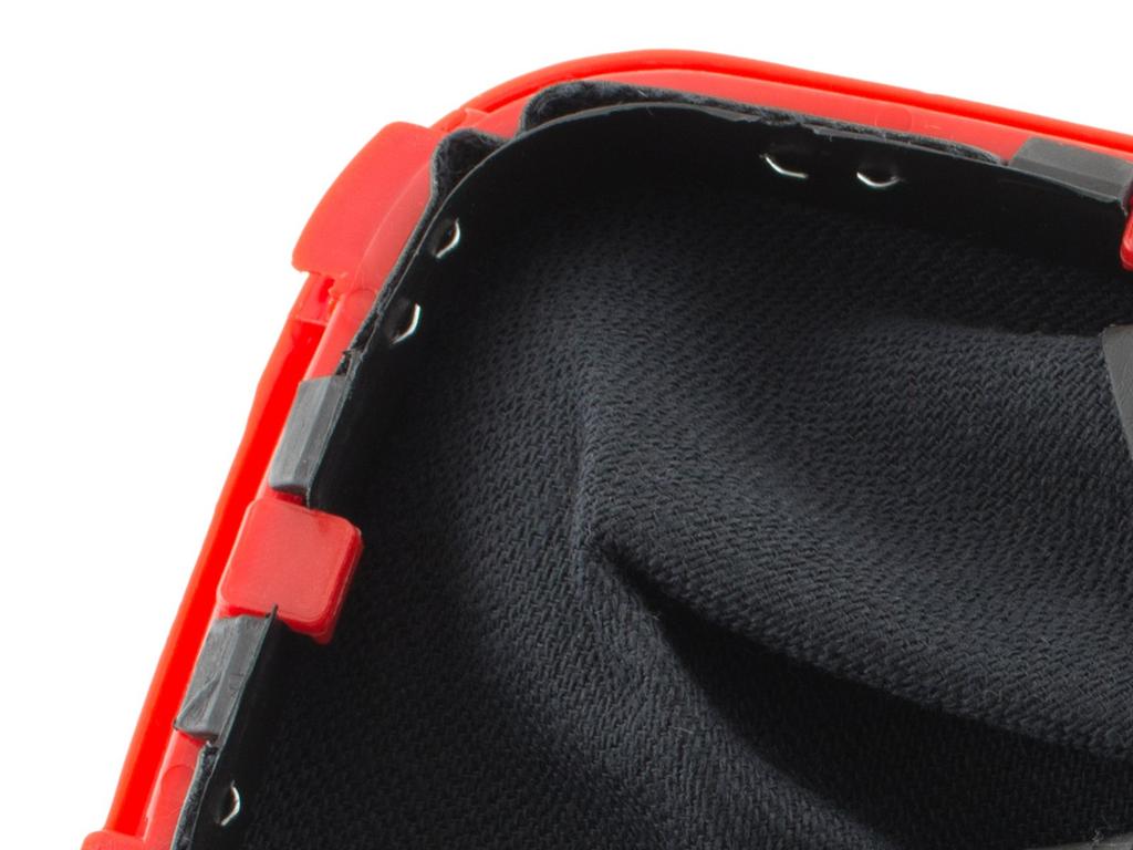 VW Golf IV 97-06 Gear Shift Knob With Leather Gaiter, Red Frame, 6-Speed, 12 MM