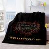 Arsenal Personalized Text Blanket Gift Personalized Blanket Soft Warm Cozy for Seaside Living Room Office Bed for All Occasions