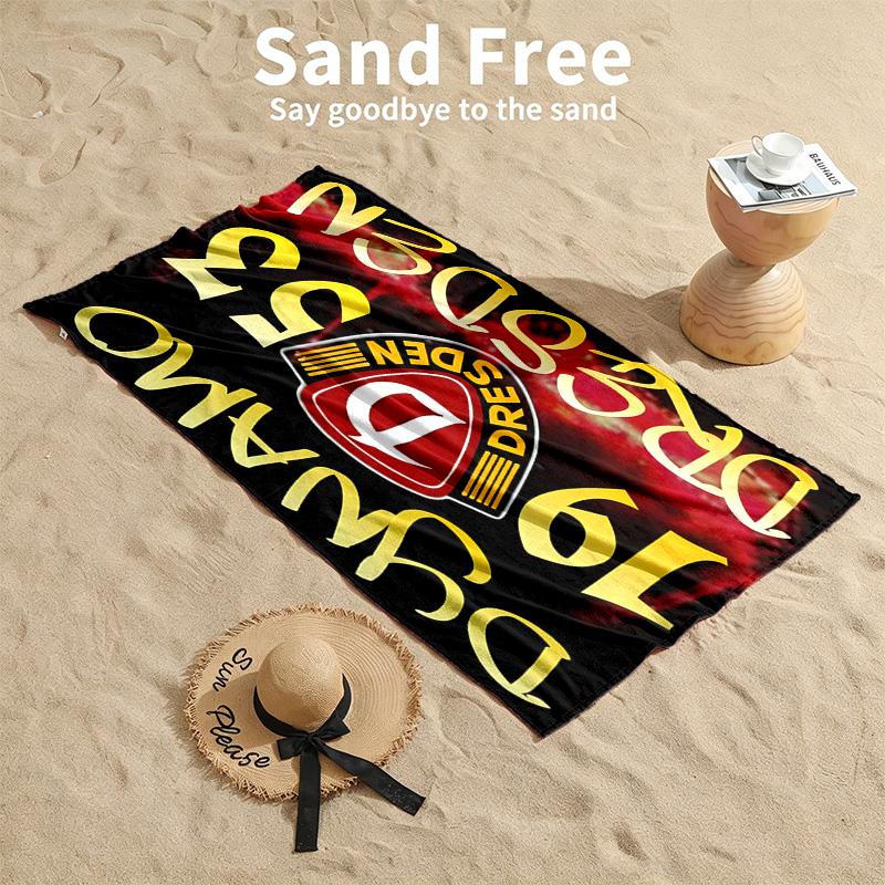 Dynamo Dresden Beach towels also serve as bath towels summer essential a musthave for the outdoors the beach and the pool
