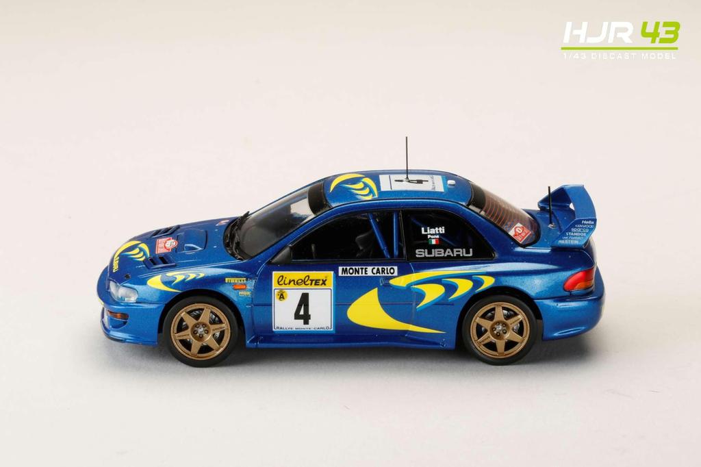 HJR43 Subaru Impreza Монте-Карло Готовая модель 1/43 1997#4