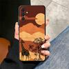 Мягкий чехол для телефона с узором Жираф для Samsung A17 A37 A57 A16 A26 A36 A56 A15 A25 A35 A55 A14 A24 A34 A54 A13 A23 A33 A53 A